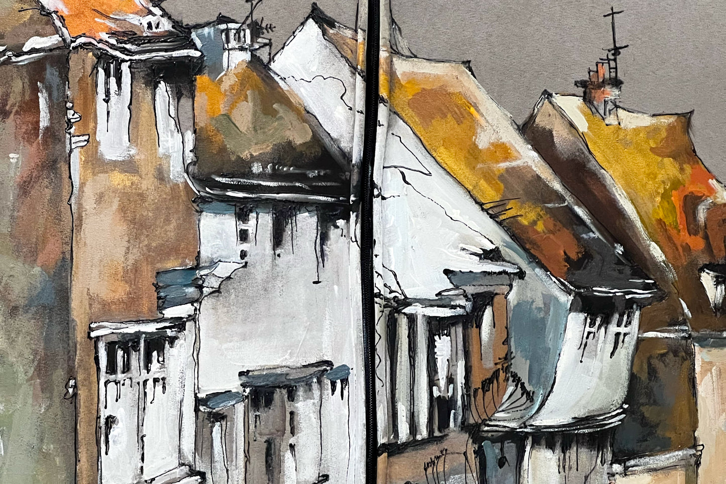 Minkštas fotelis "Sena gatvė"