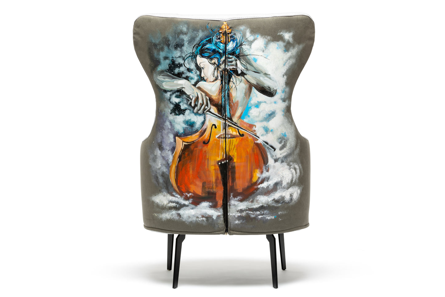 Minkštas fotelis "Sielų muzika"