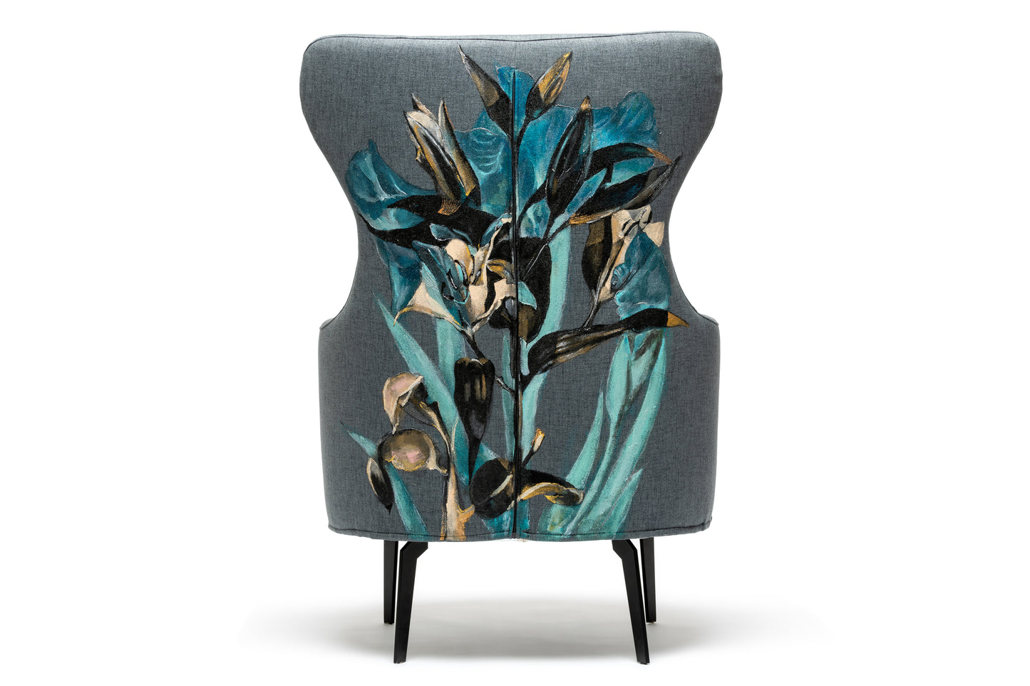 Minkštas fotelis "Karalienės lelijos"